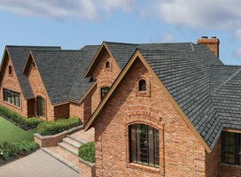 Ламинированная мягкая кровля GAF Slateline Antique slate