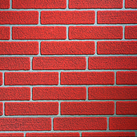 Декоративная панель Forte Le Murine Linea Brick Rosso fuga grigia 310
