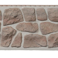 Фасадная панель Novik с фактурой «Полевой камень», цвет Grand Canyon