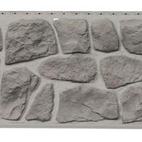 Фасадная панель Novik с фактурой «Полевой камень», цвет Rocky Mountains